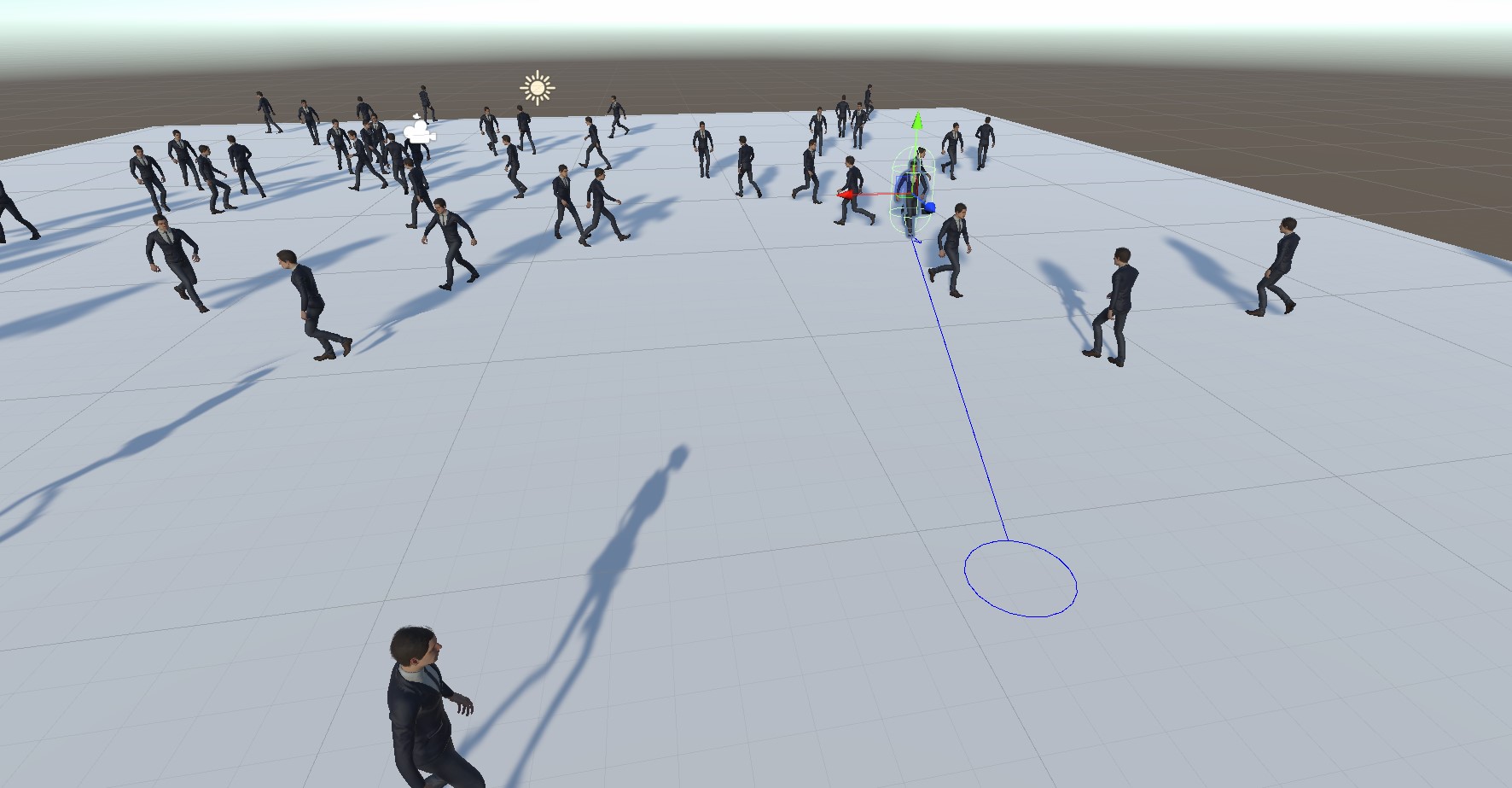 Gantry simulation environment diagram